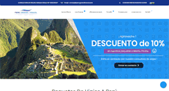 Desktop Screenshot of paquetesdeviajesperu.com